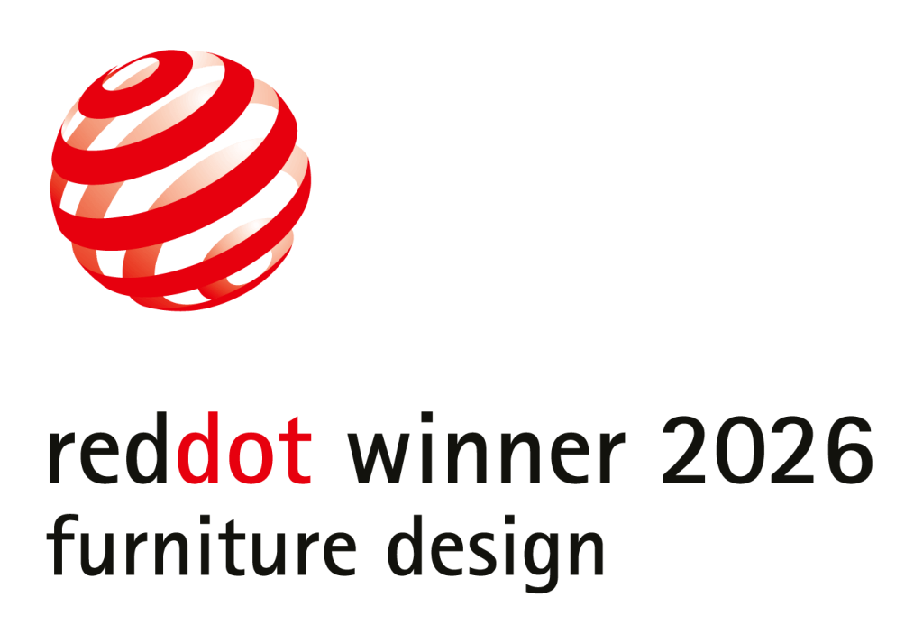 Lebdeča postelja BoxSpring Fly Reddot PD2026 RD furniture design t