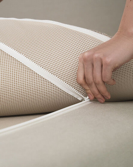 Lebdeča postelja BoxSpring Fly Reddot toper z zadrgo exclusive top boxspring fly
